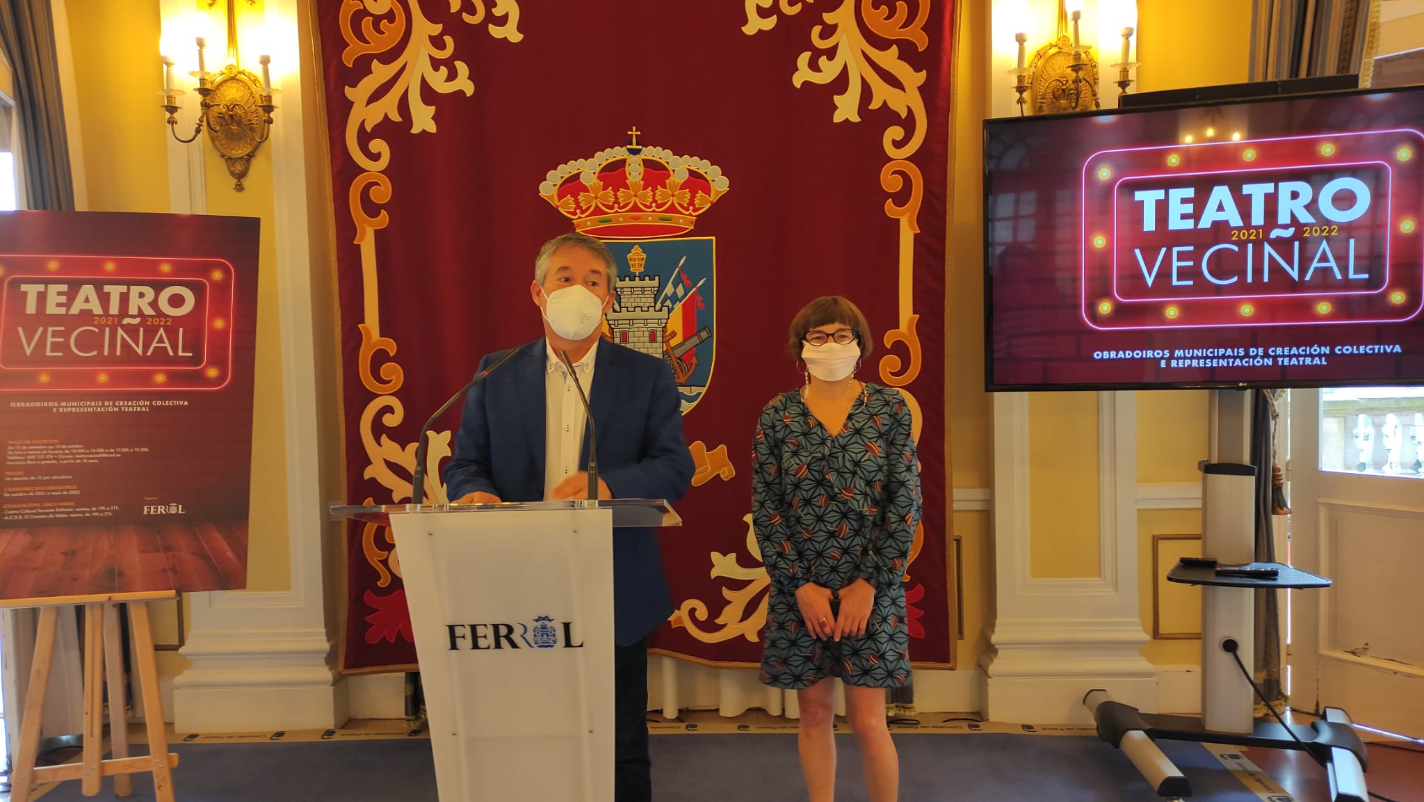 El concejal de Cultura de Ferrol presenta la iniciativa Teatro Vecinal | CONCELLO DE FERROL