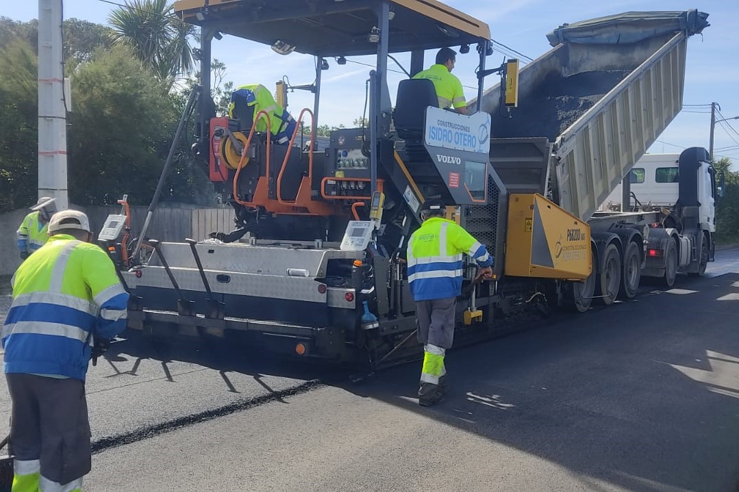 Obras en las carreteras de Barreiros | DIPUTACIÓN DE LUGO