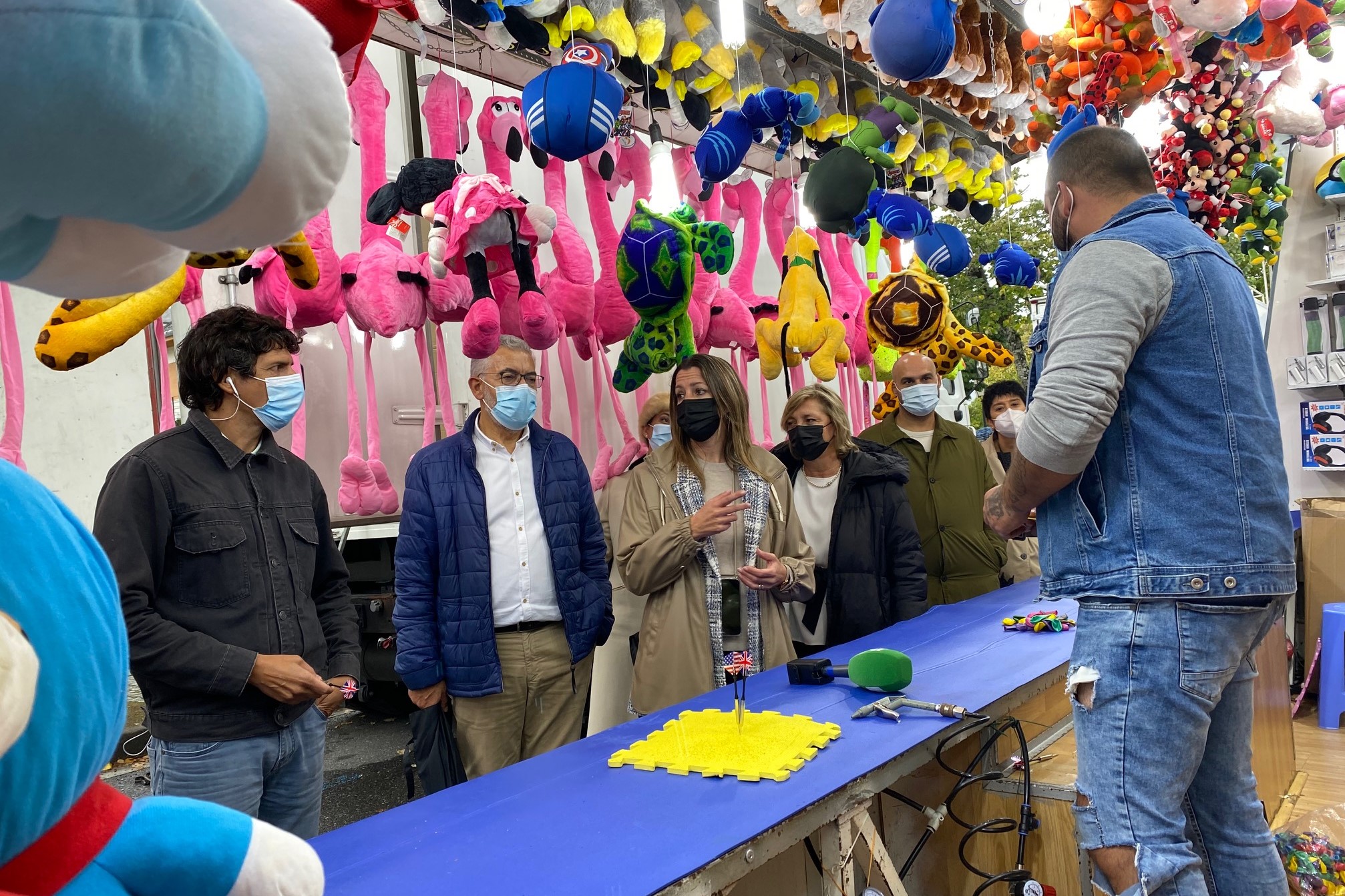 Lara Méndez visita el recinto ferial del San Froilán | CONCELLO DE LUGO