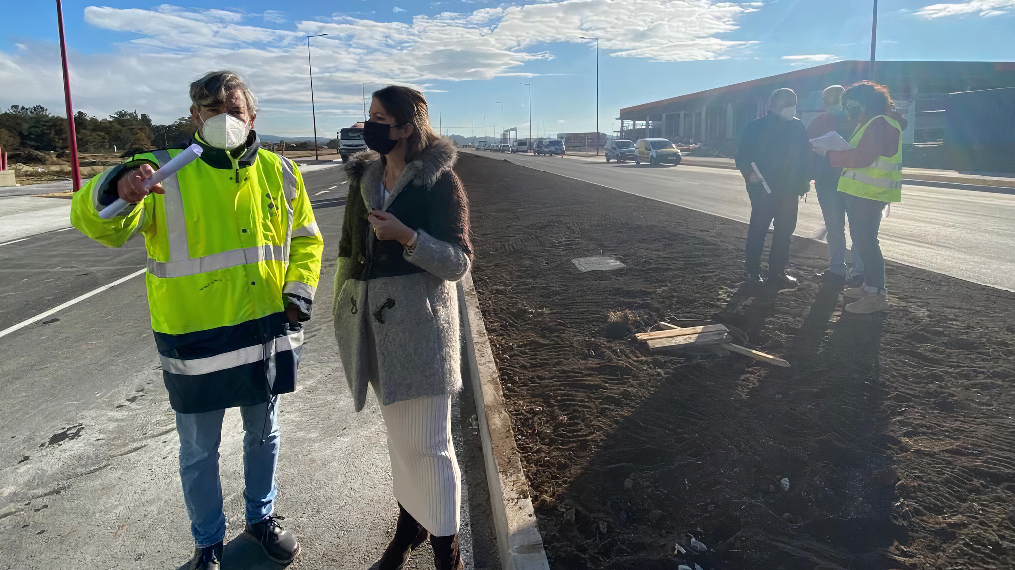 La alcaldesa visita la fase II del polígono de As Gándaras | CONCELLO DE LUGO