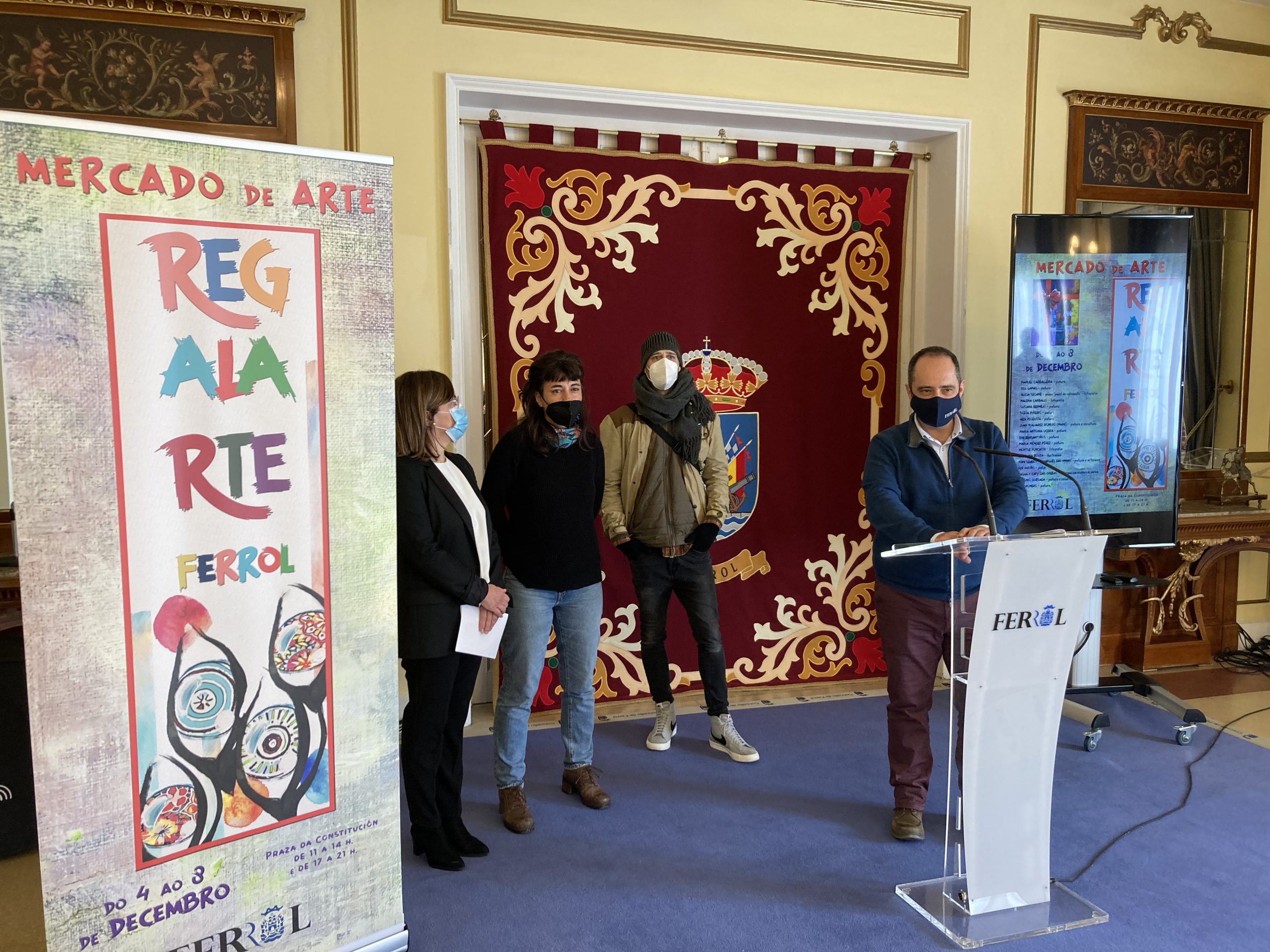 Costoya, concejal de mercados, anunció que es una gran oportunidad para poner en valor el talento y calidad artística del territorio