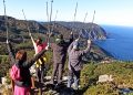 Los participantes de las rutas del Club de Montaña Ferrol disfrutan de las vistas