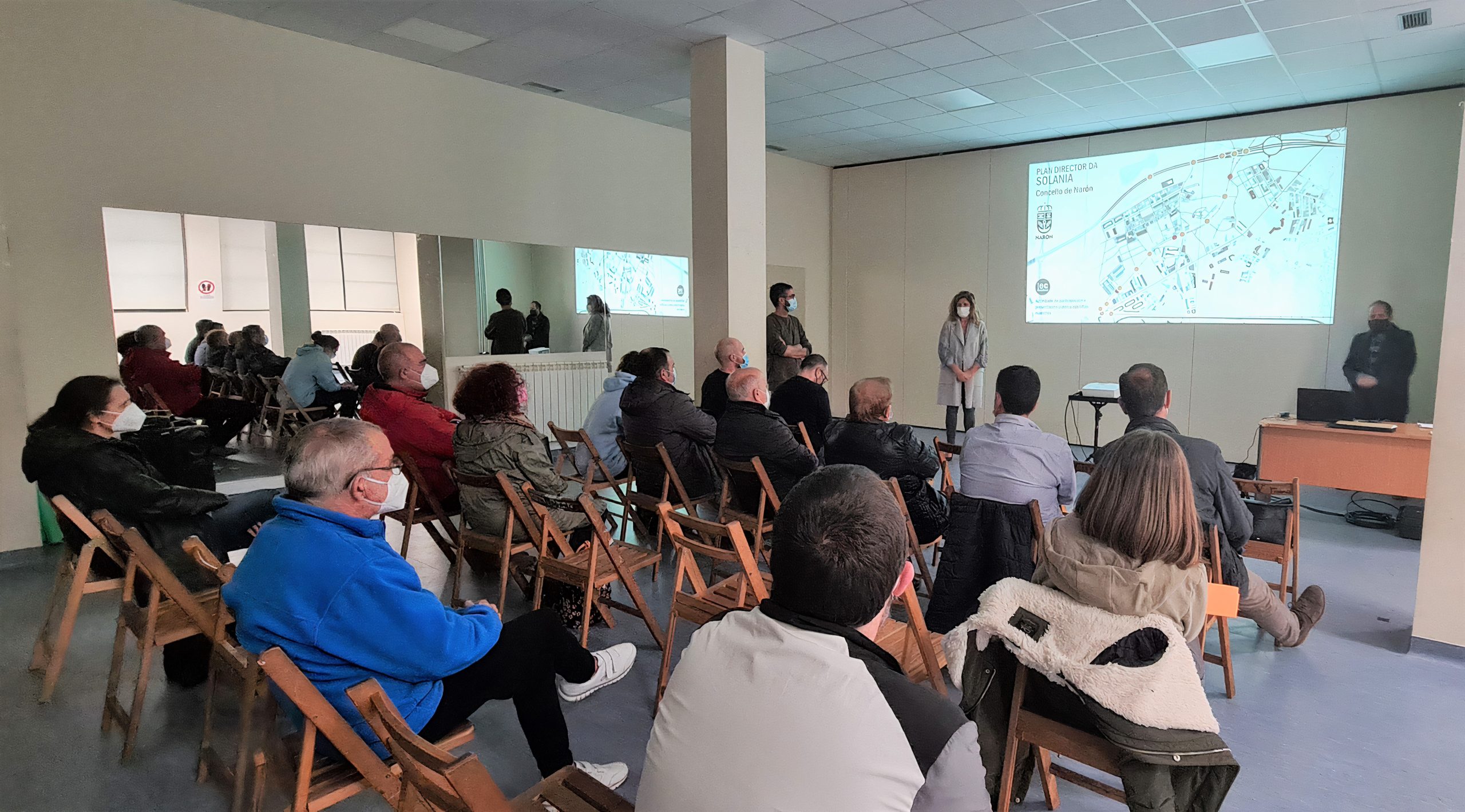La alcaldesa, Marián Ferreiro, participó en la convocatoria junto a otros representantes del gobierno local