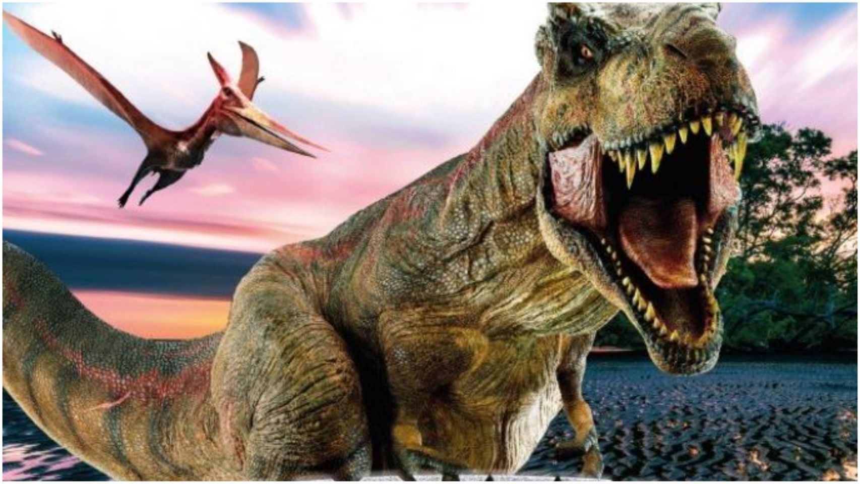 Recreación de dos dinosaurios | DISCOVERING DINOSAURS