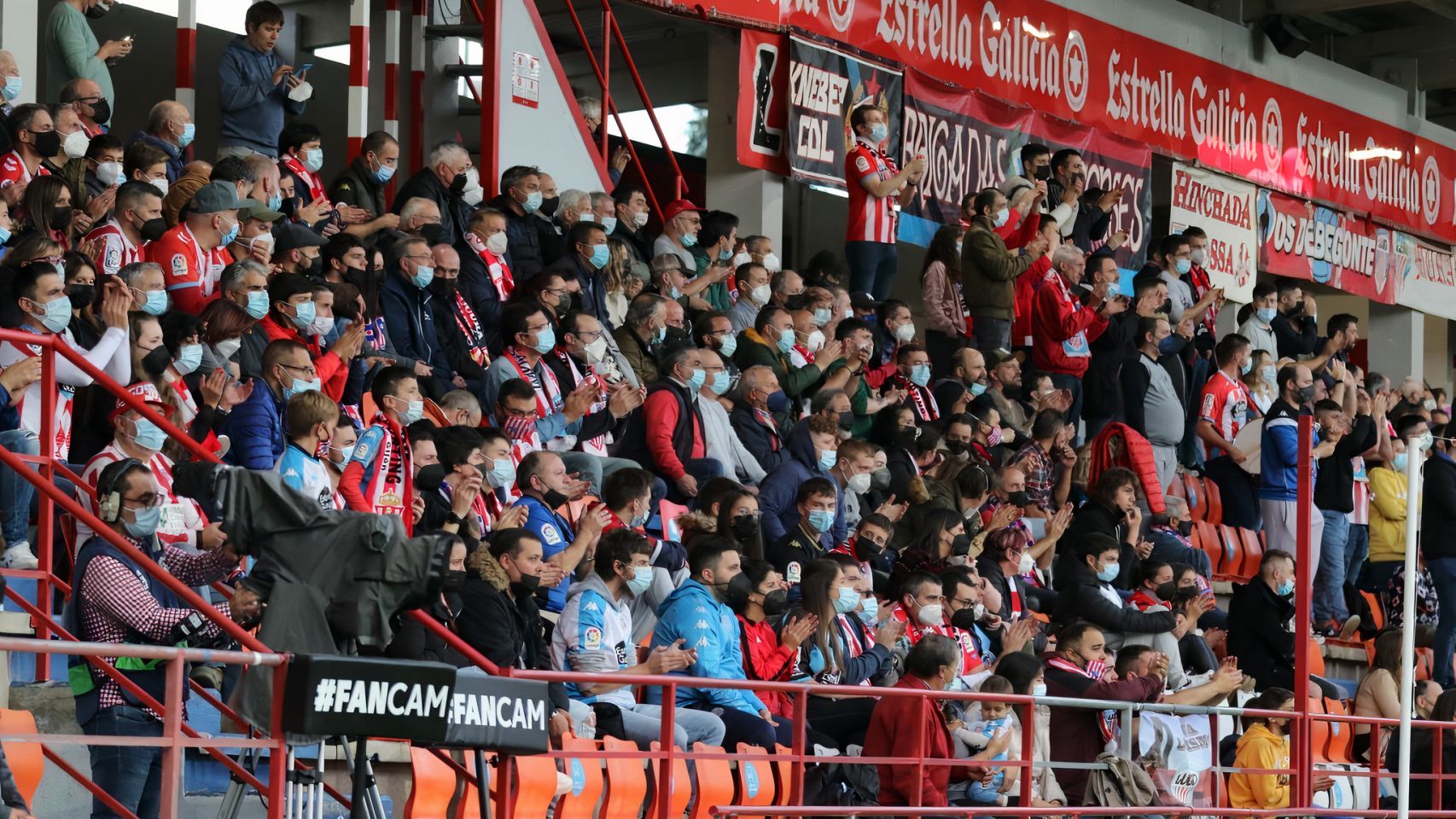 Imagen de la afición del Lugo