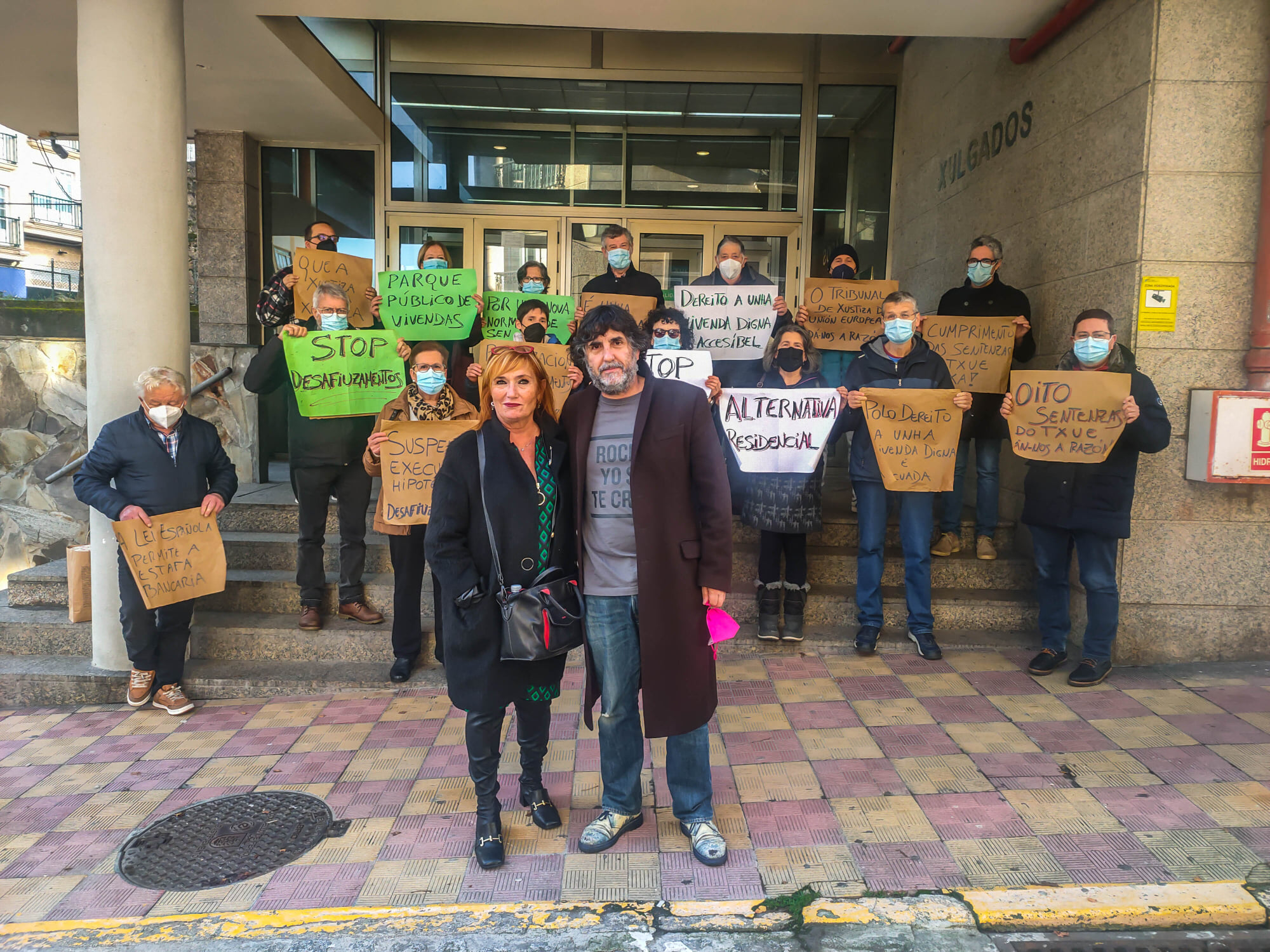 Concentración ante el juzgado de Ferrol