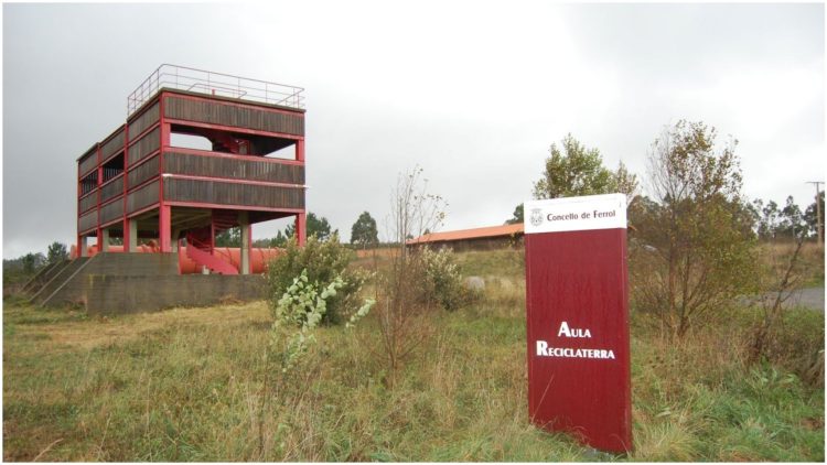 Actualmente se encuentran en el lugar las instalaciones del Aula Reciclaterra