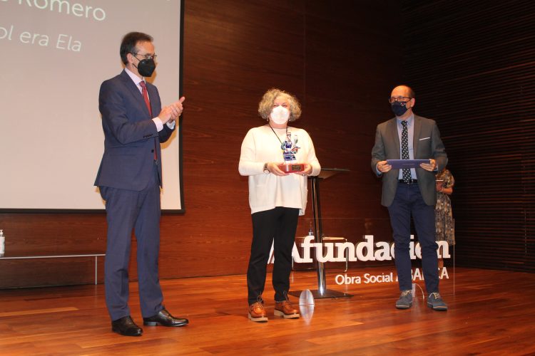 Medos Romero recibió el reconocimiento en una gala celebrada en la sede de Afundación en Ferrol