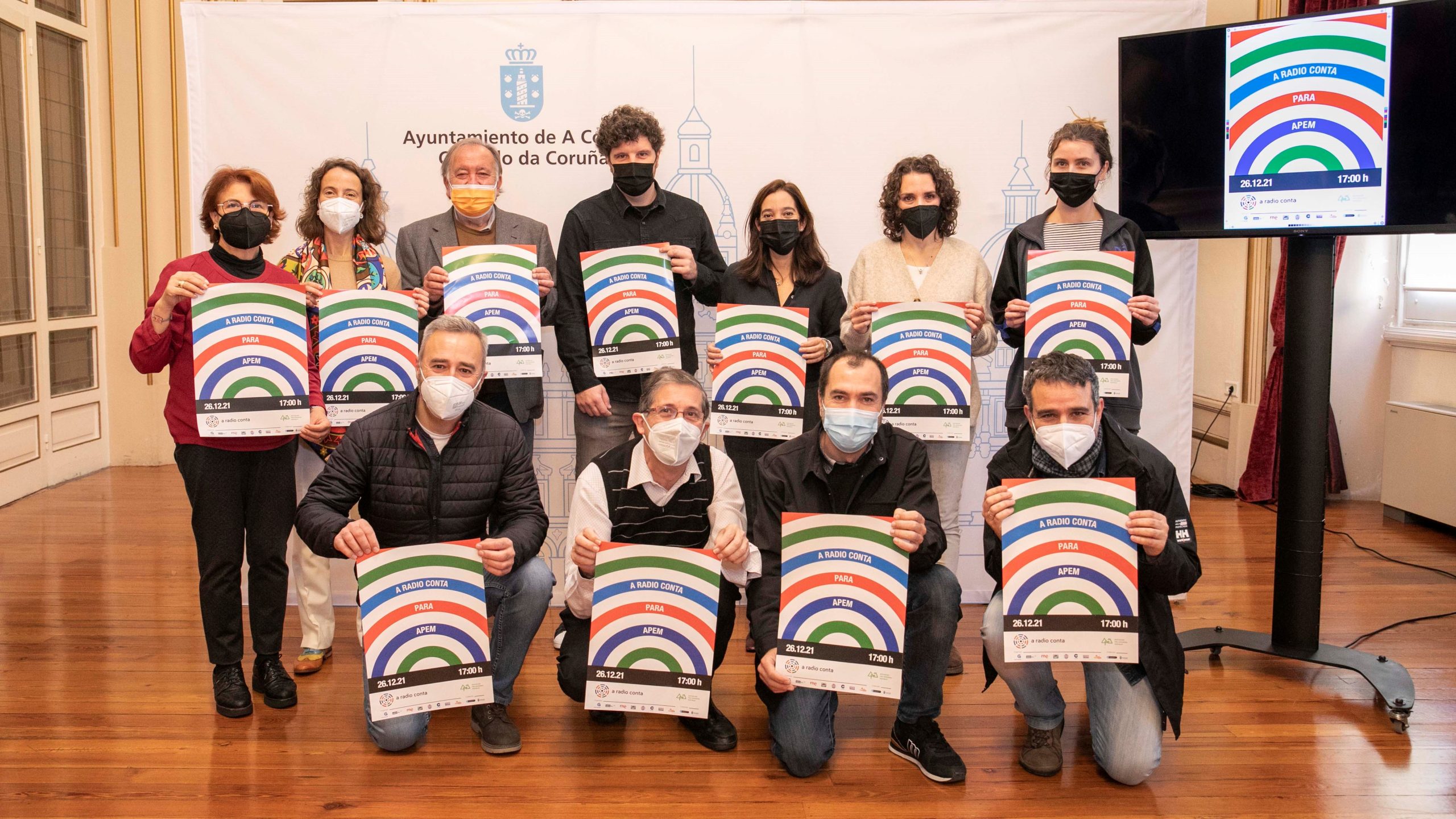 La alcaldesa, Inés Rey, participa en la presentación de la iniciativa | CONCELLO DA CORUÑA