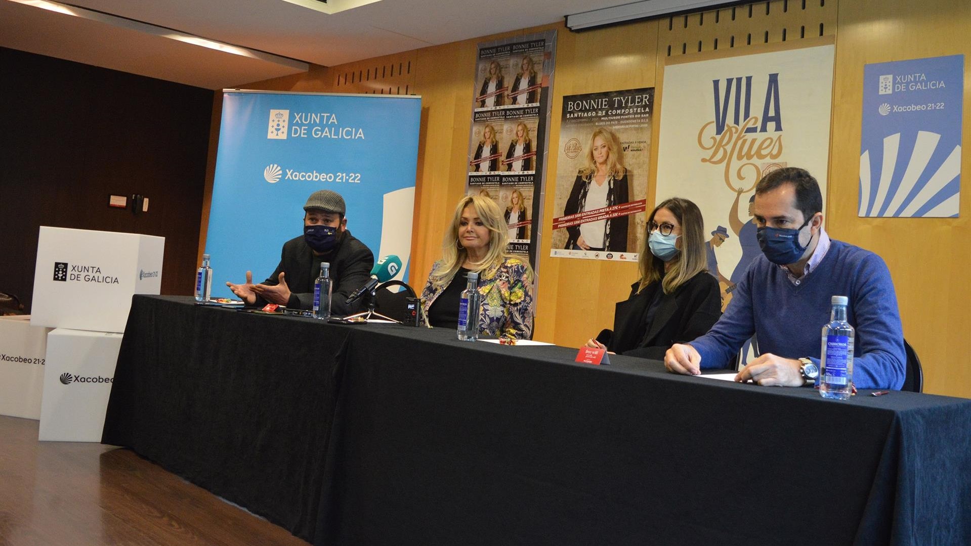 Bonnie Tyler ofrece una rueda de prensa en Santiago | EP