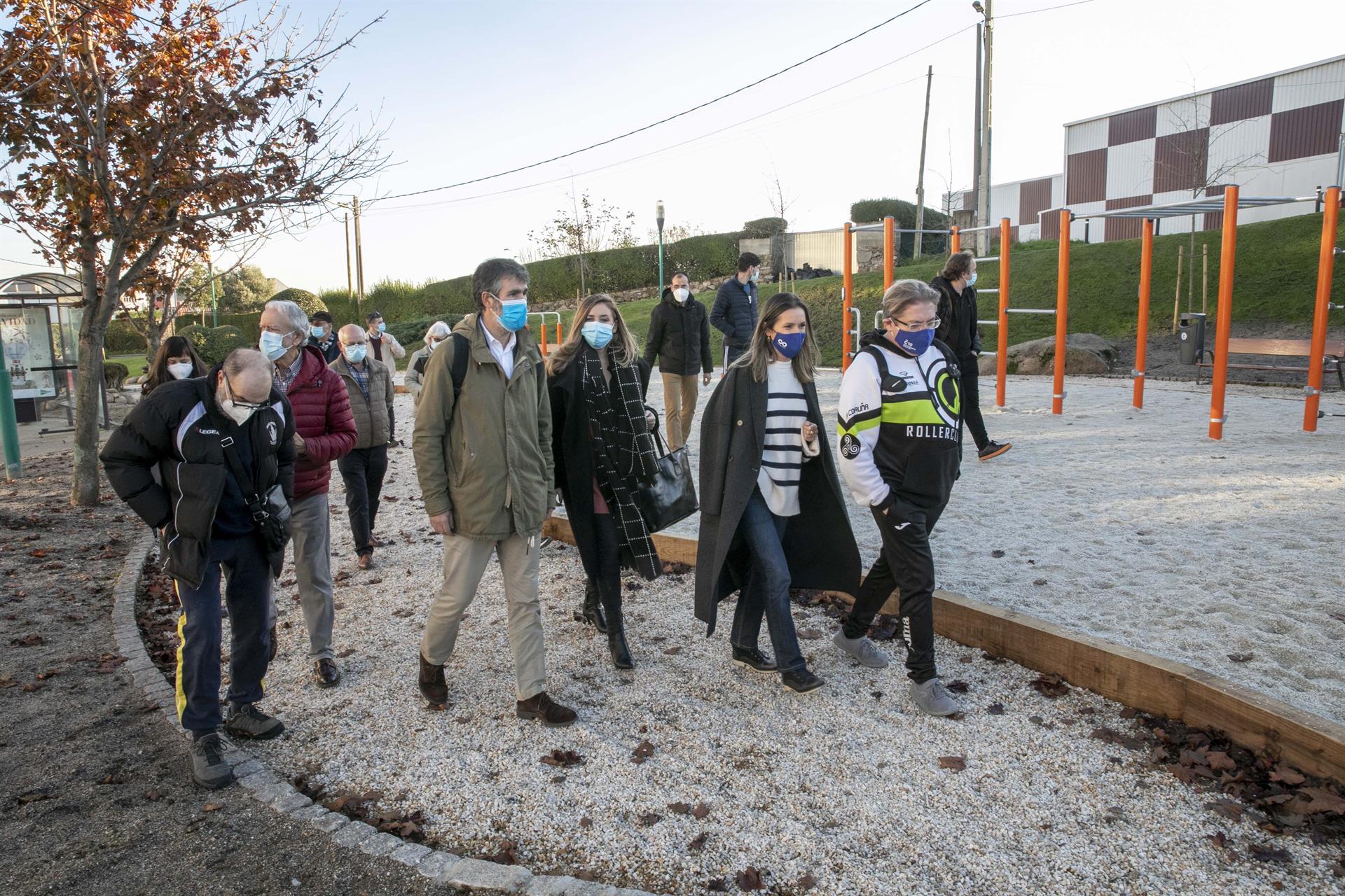 Ediles de A Coruña visitan el nuevo parque | CONCELLO DA CORUÑA