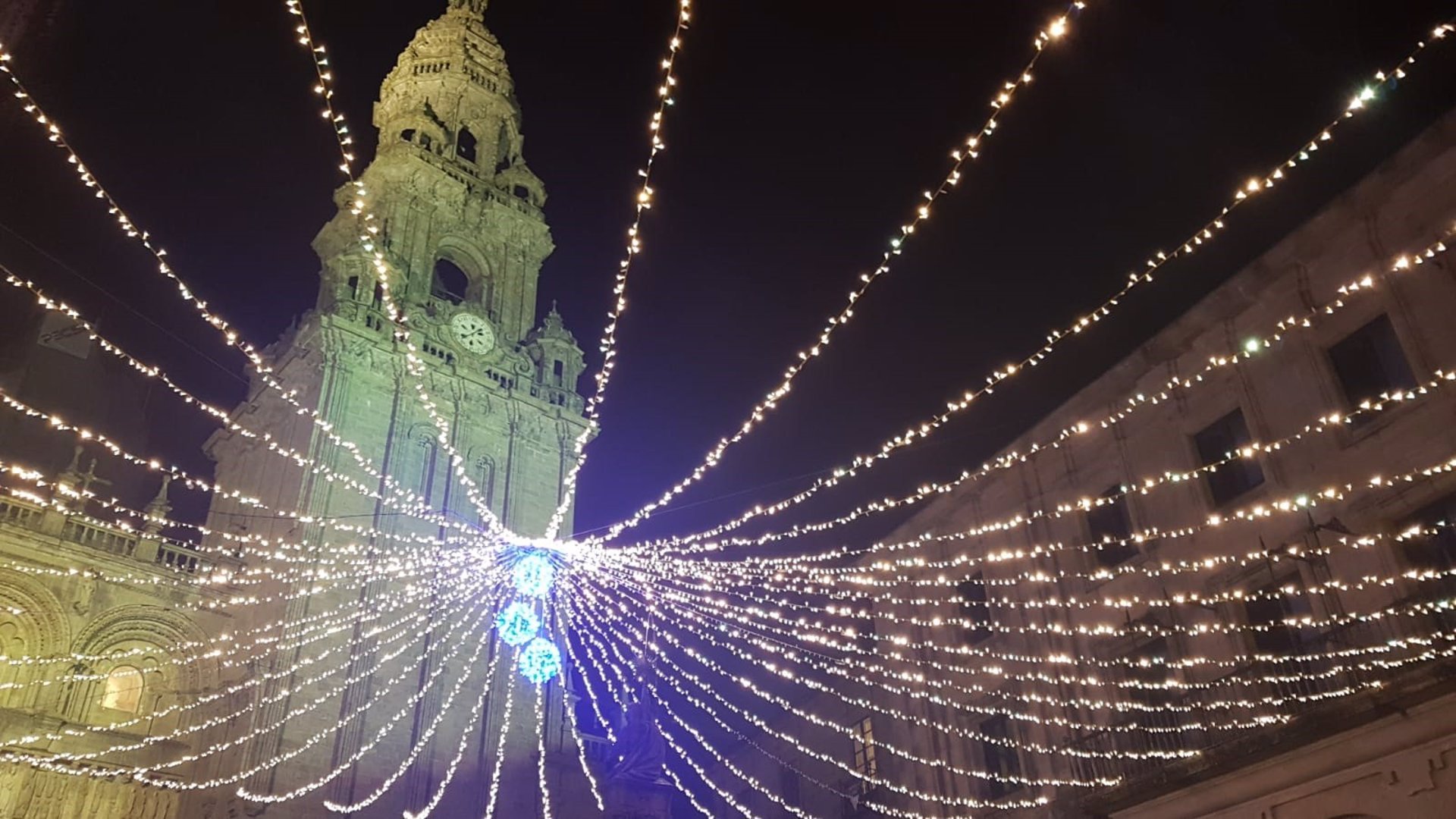 Luces de Navidad en Santiago de Compostela | EP