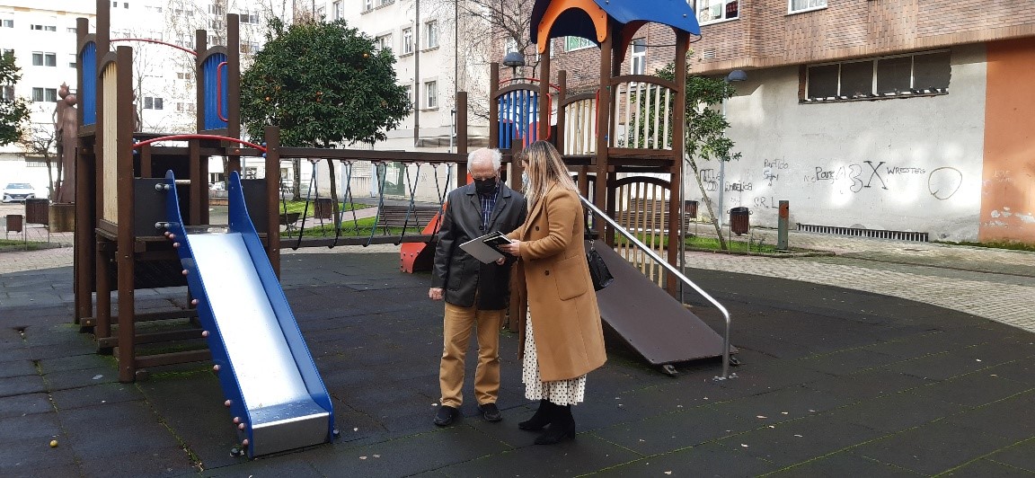 La edil de Obras, Ana Lamas, se reunió con representantes vecinales para informarles del proyecto