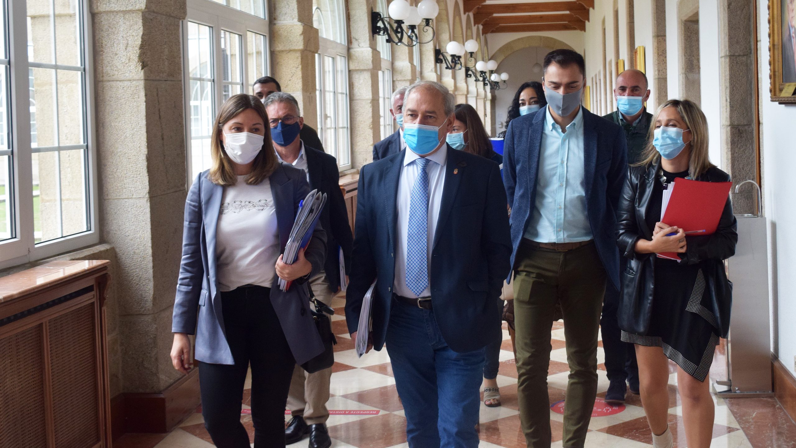 Imagen de José Tomé y el equipo de gobierno | DIPUTACIÓN DE LUGO