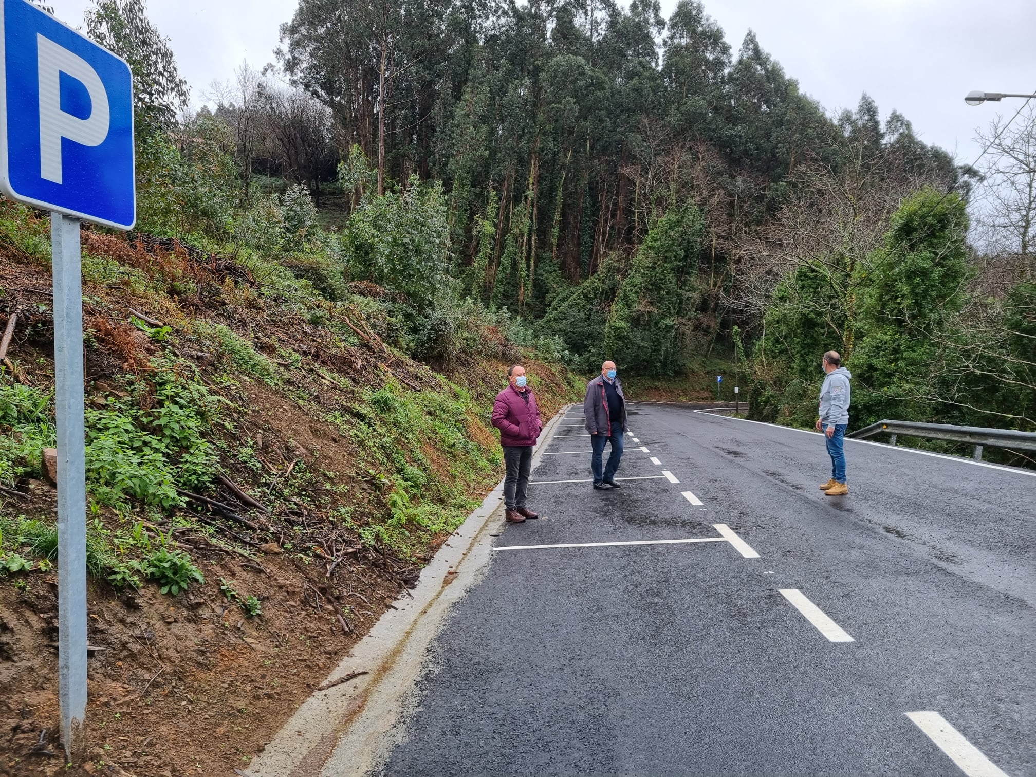 Visita a la zona de los responsables municipales
