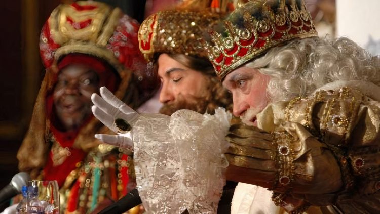 Imagen de archivo de los Reyes Magos