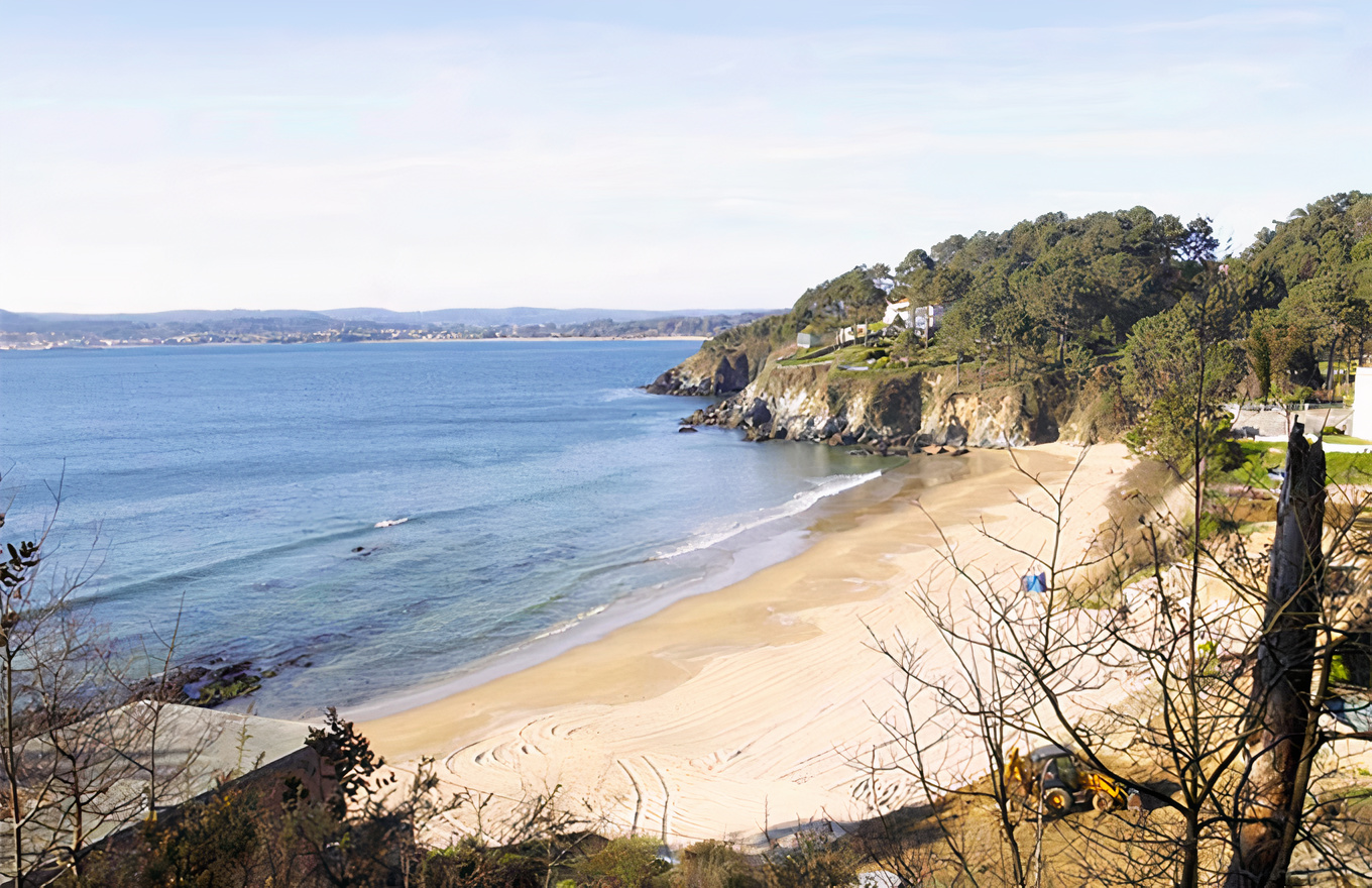 Playa de Ver, en Pontedeume