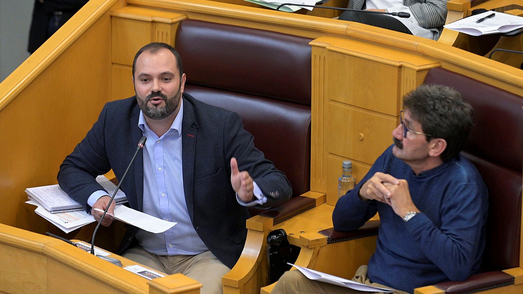 Archivo - Imagen de Bernardo Fernández en el pleno de la Diputación de A Coruña