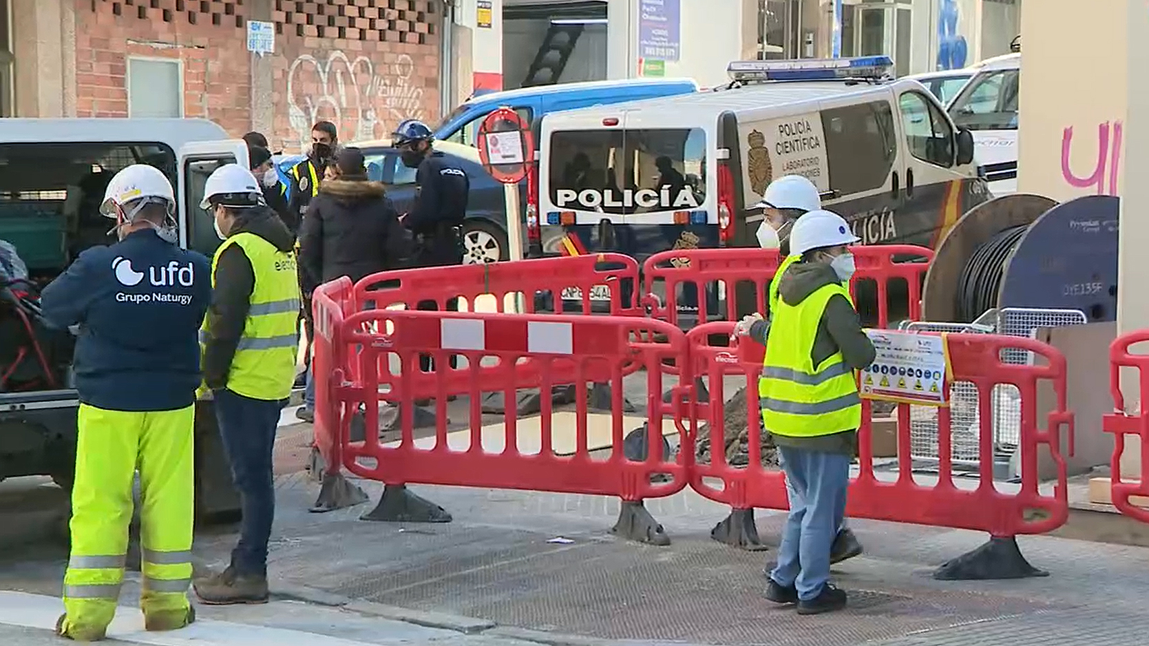 La Policía Nacional realizó las indagaciones oportunas en el lugar del accidente