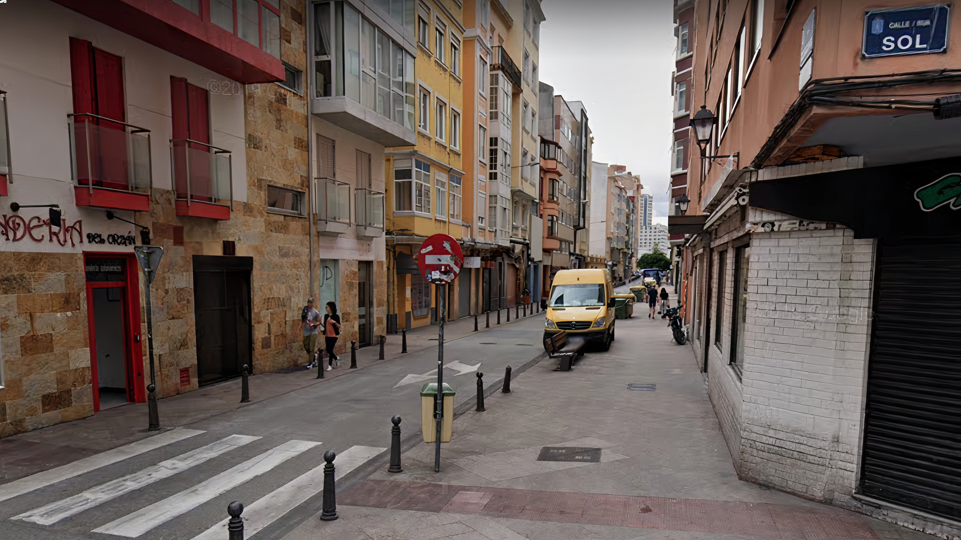 La esquina de las calles Sol y Socorro fue el escenario de la agresión