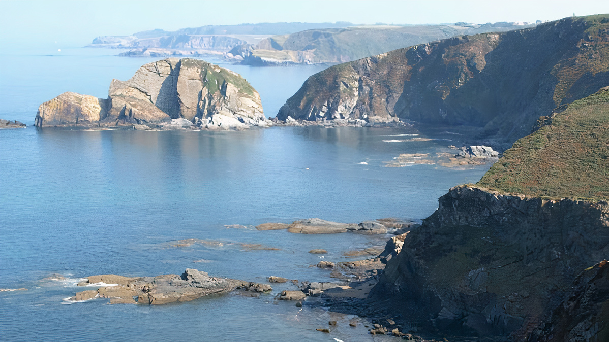 Imagen del Cabo de Peñas, en la costa Asturiana