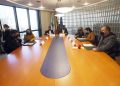 La conselleira del Mar, el director general de Reganosa y los patrones mayores de las cofradías de Ferrol, Barallobre y Mugardos firmaron un convenio de colaboración
