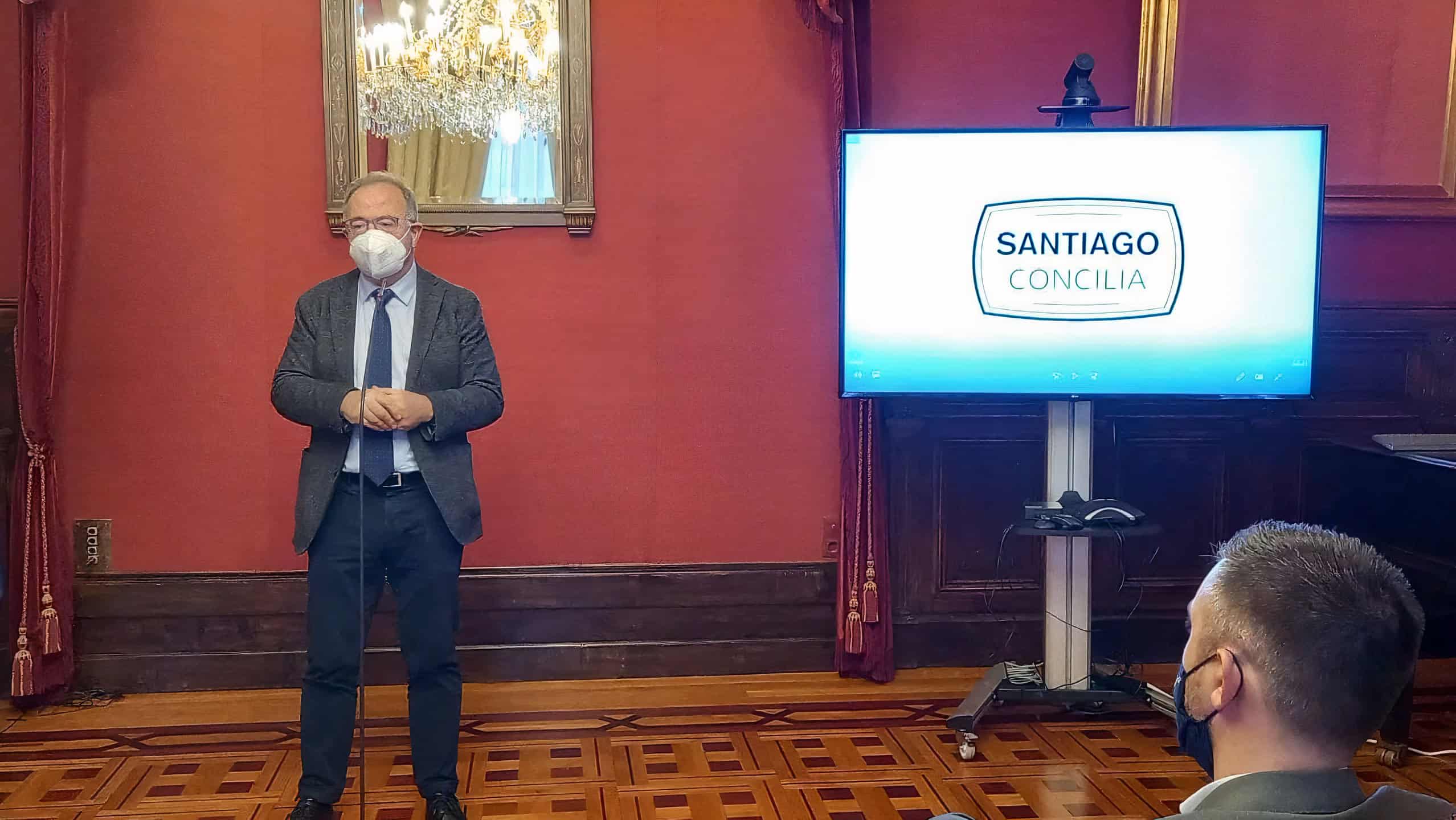 Xosé Sánchez Bugallo presenta 'Santiago Concilia' | CONCELLO DE SANTIAGO