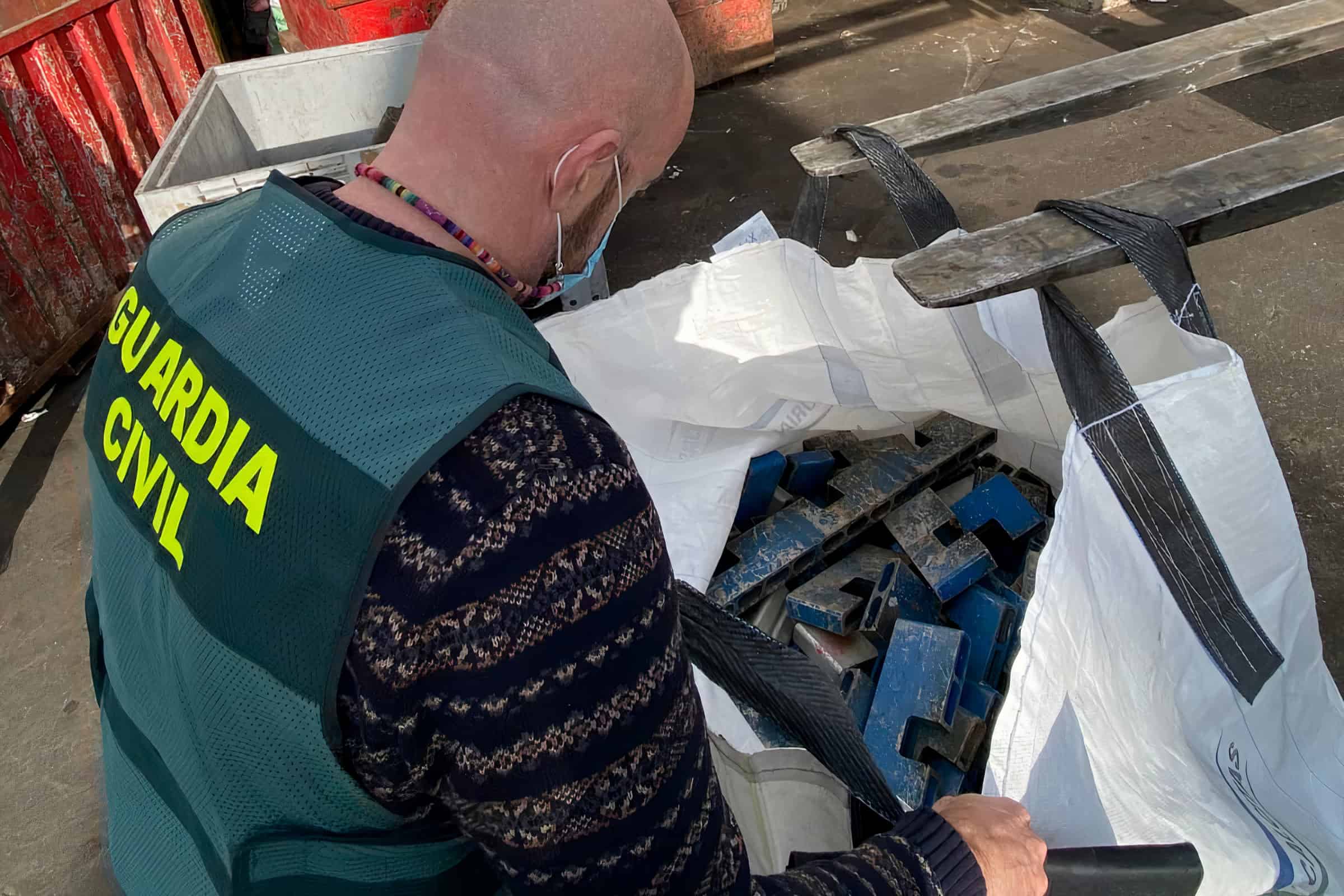 La Guardia Civil logó encontrar las piezas robadas en el polígono de Vilar do Colo