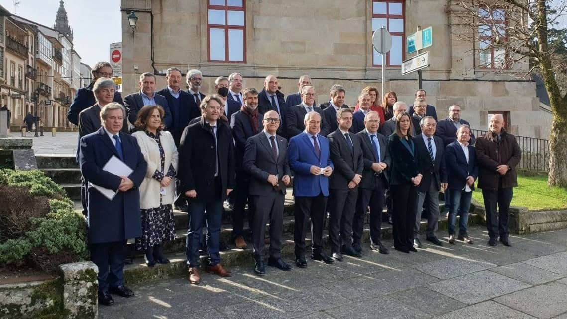 La Asamblea General del Eixo Atlántico se celebró este miércoles en Santiago