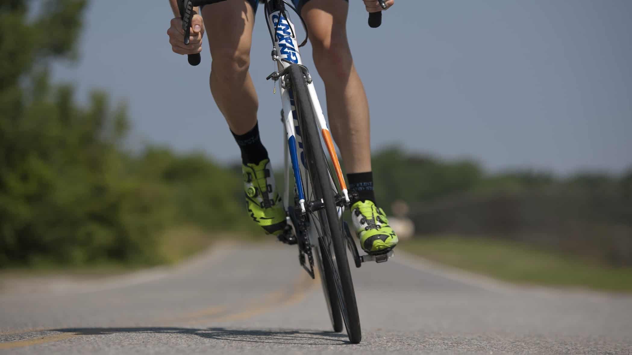 Imagen de archivo de un ciclista