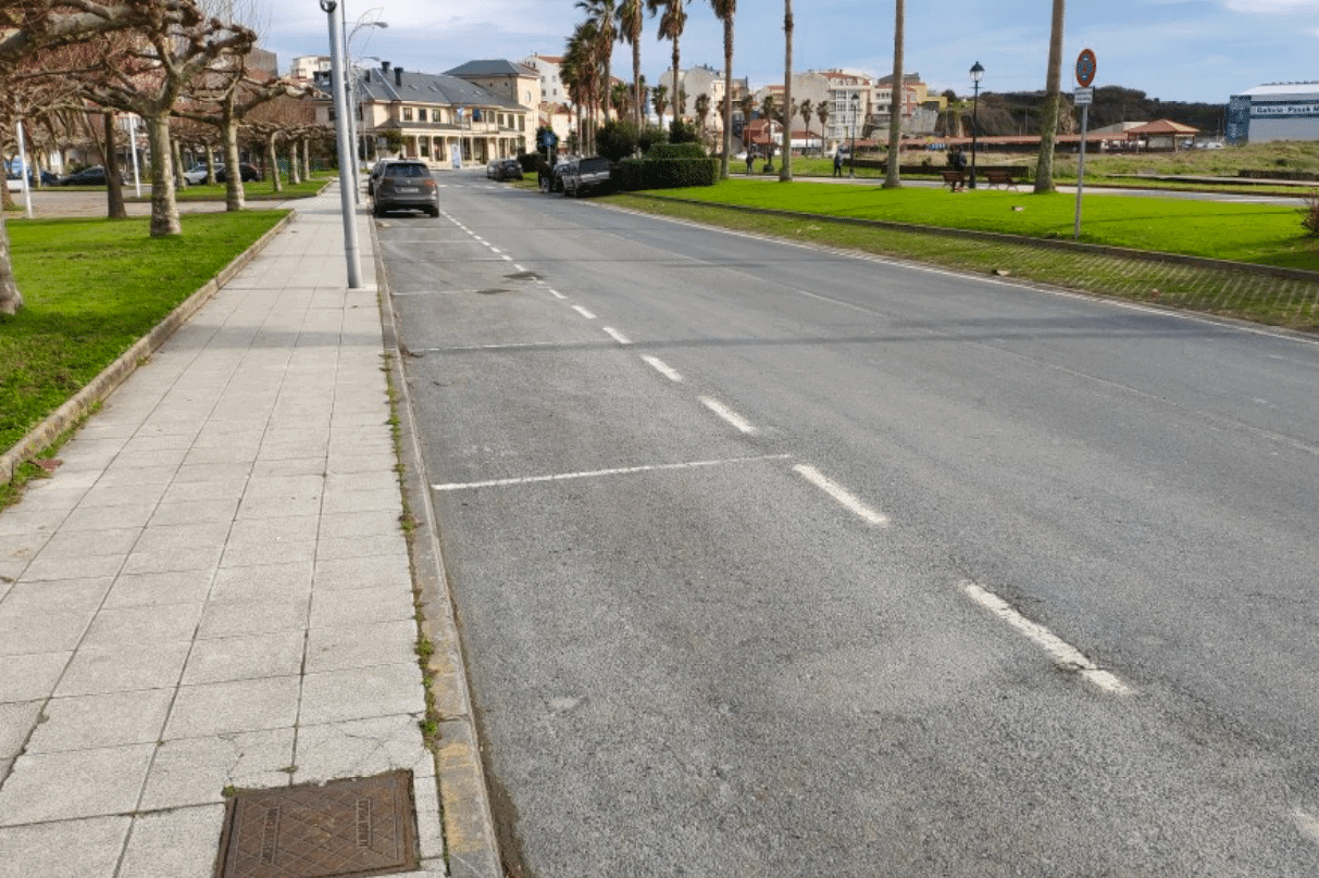 Estado actual de avenida de la Paz