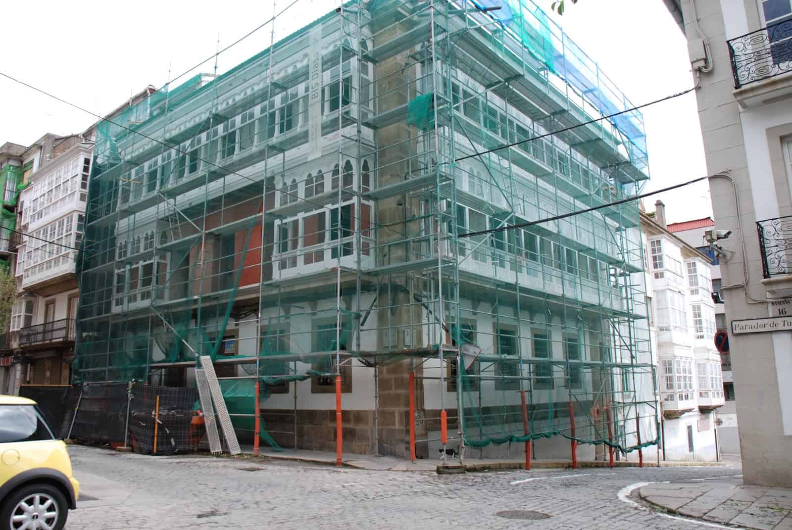 Archivo - Rehabilitación de un edificio en el barrio de A Magdalena