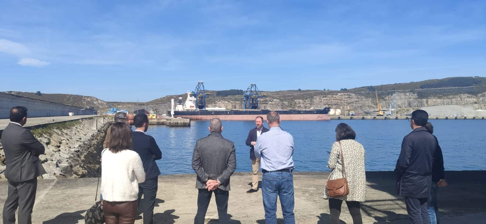 Visita del GOE Asime-al puerto de Ferrol
