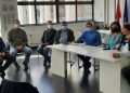 Los comités de empresa de Navantia Ferrol y Fene se reunieron este martes con el alcalde de Fene, Juventino Trigo