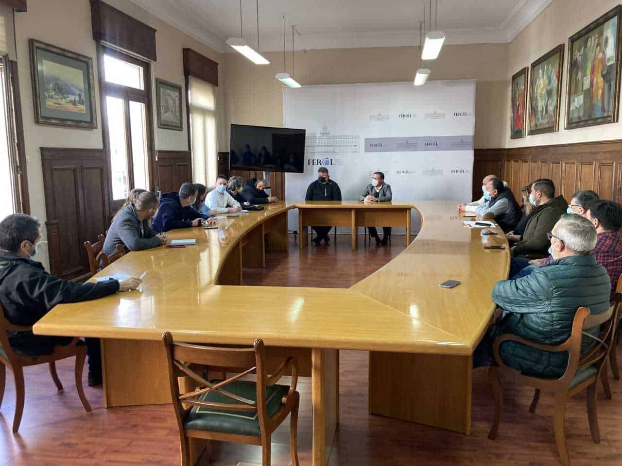 La reunión tuvo lugar en el ayuntamiento de Ferrol