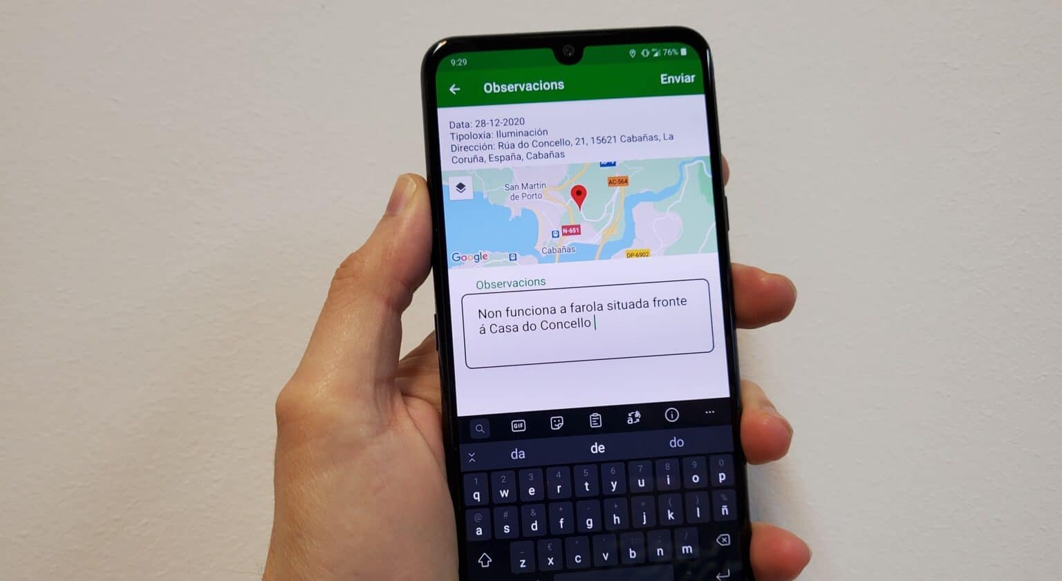 La app está disponible para dispositivos Android e iOS
