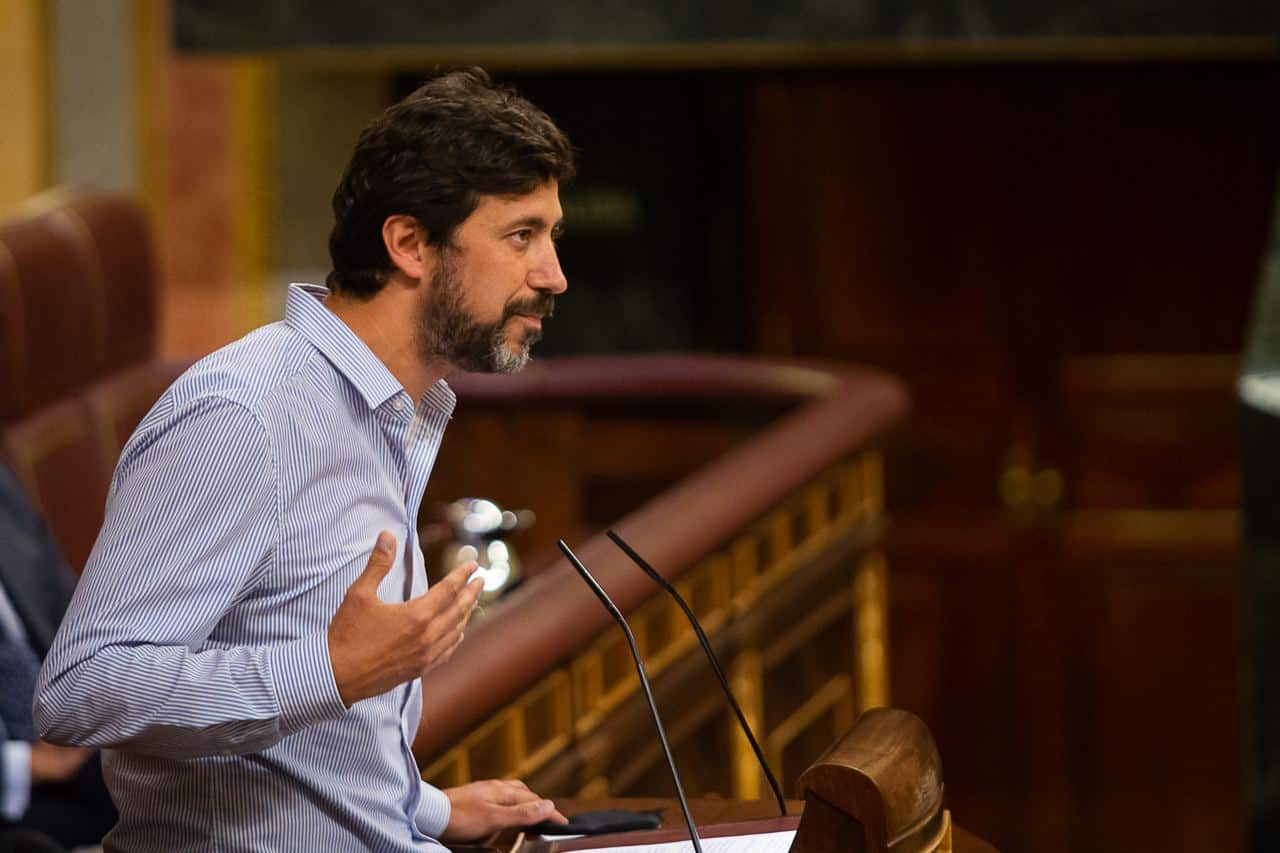 Gómez Reino durante una intervención en el Congreso