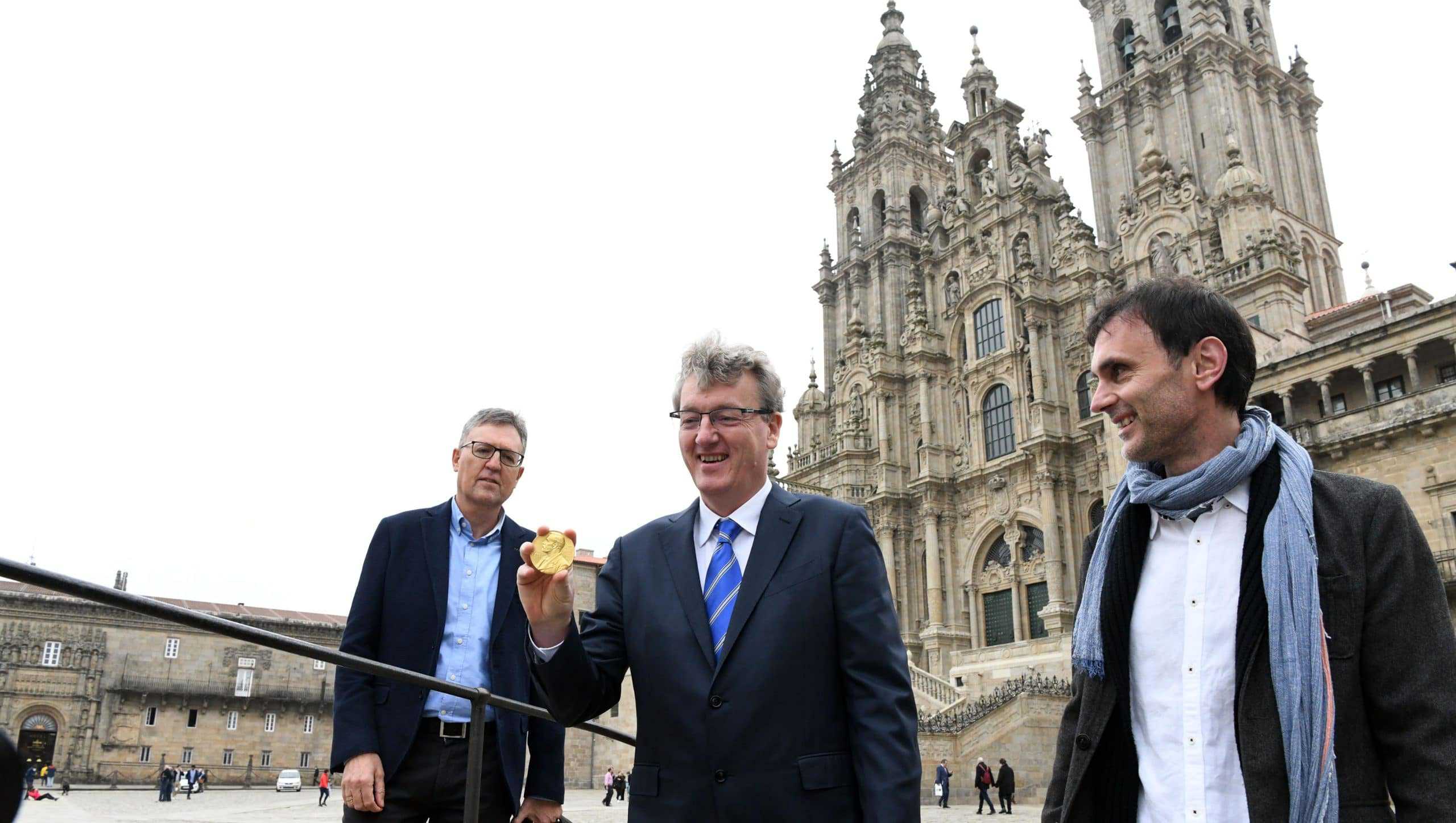 El Premio Nobel de Química 2021, David MacMillan, en Santiago de Compostela | SANTI ALVITE (USC)