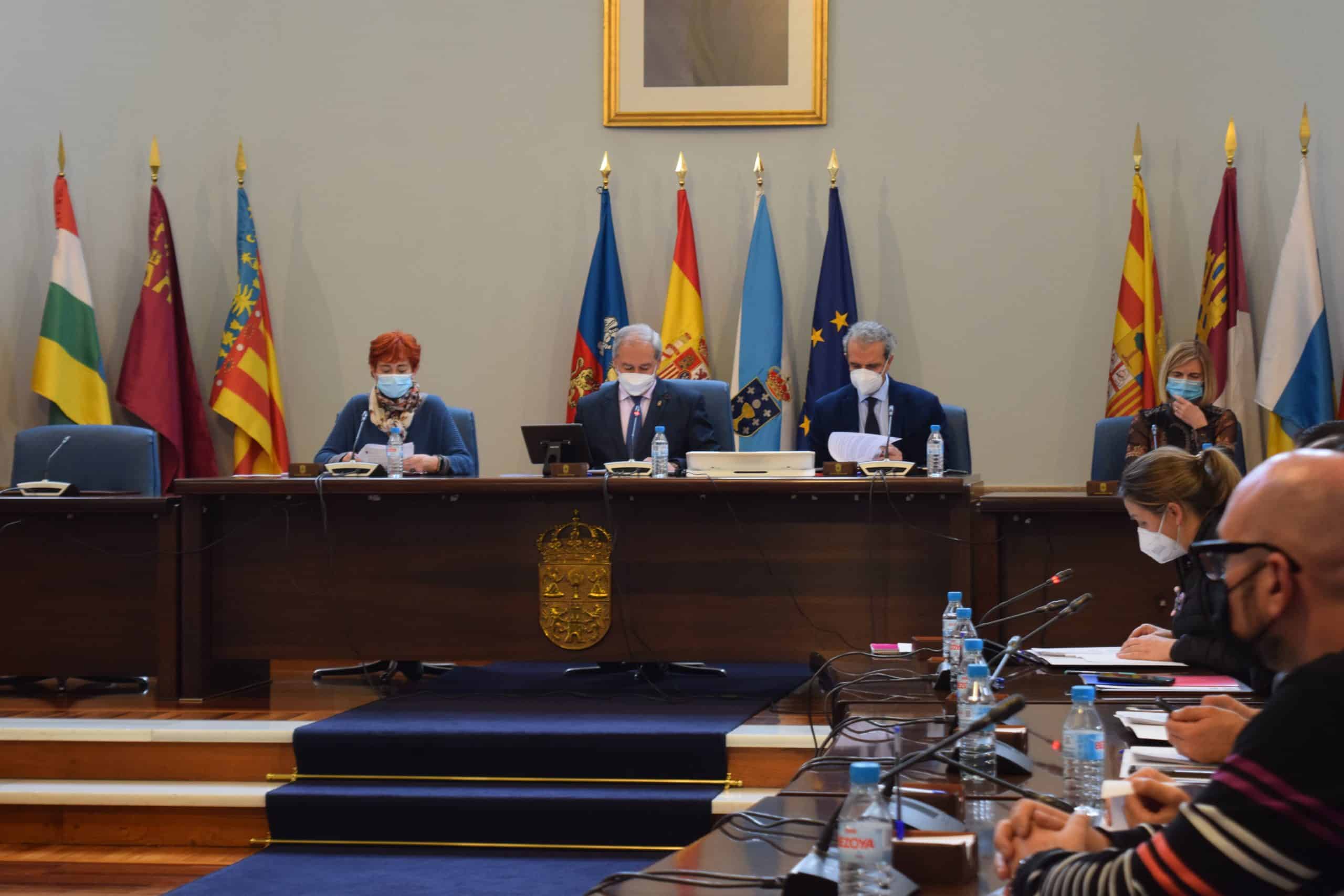Imagen del pleno extraordinario celebrado hoy