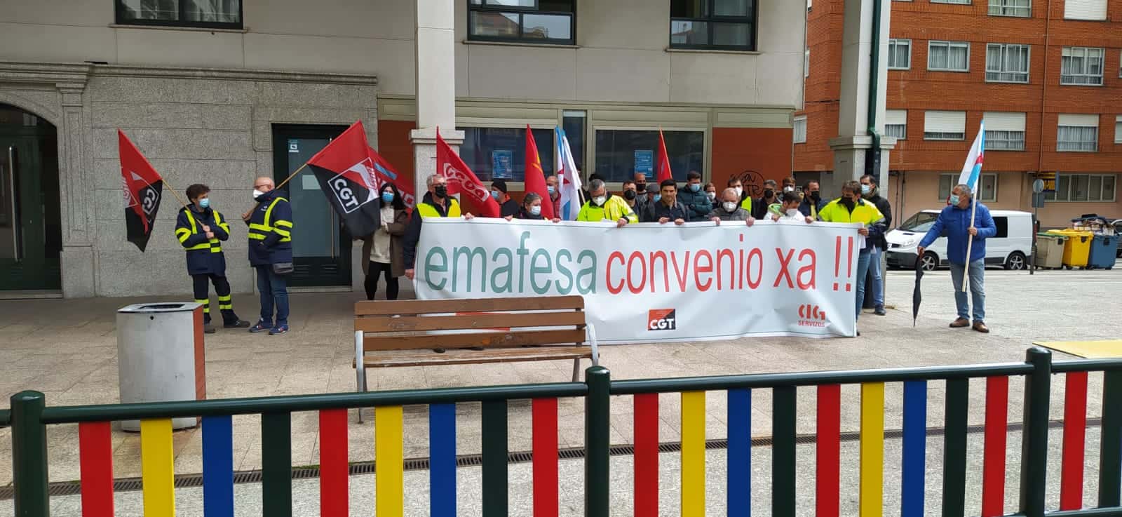 Los trabajadores han previsto protestar también coincidiendo con la celebración del próximo pleno municipal