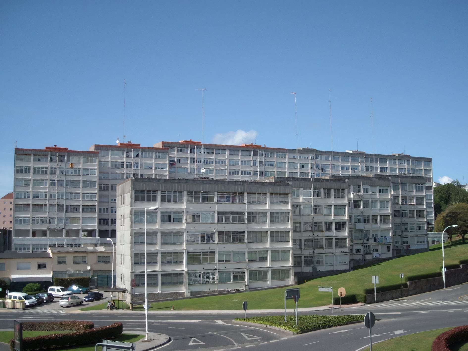 El suceso se produjo en el barrio de las Flores, en A Coruña