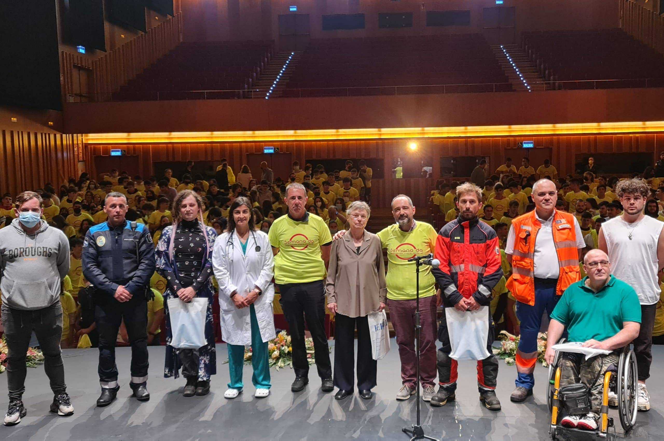 Los estudiantes pudieron escuchar diferentes testimonios sobre las imprudencias al volante