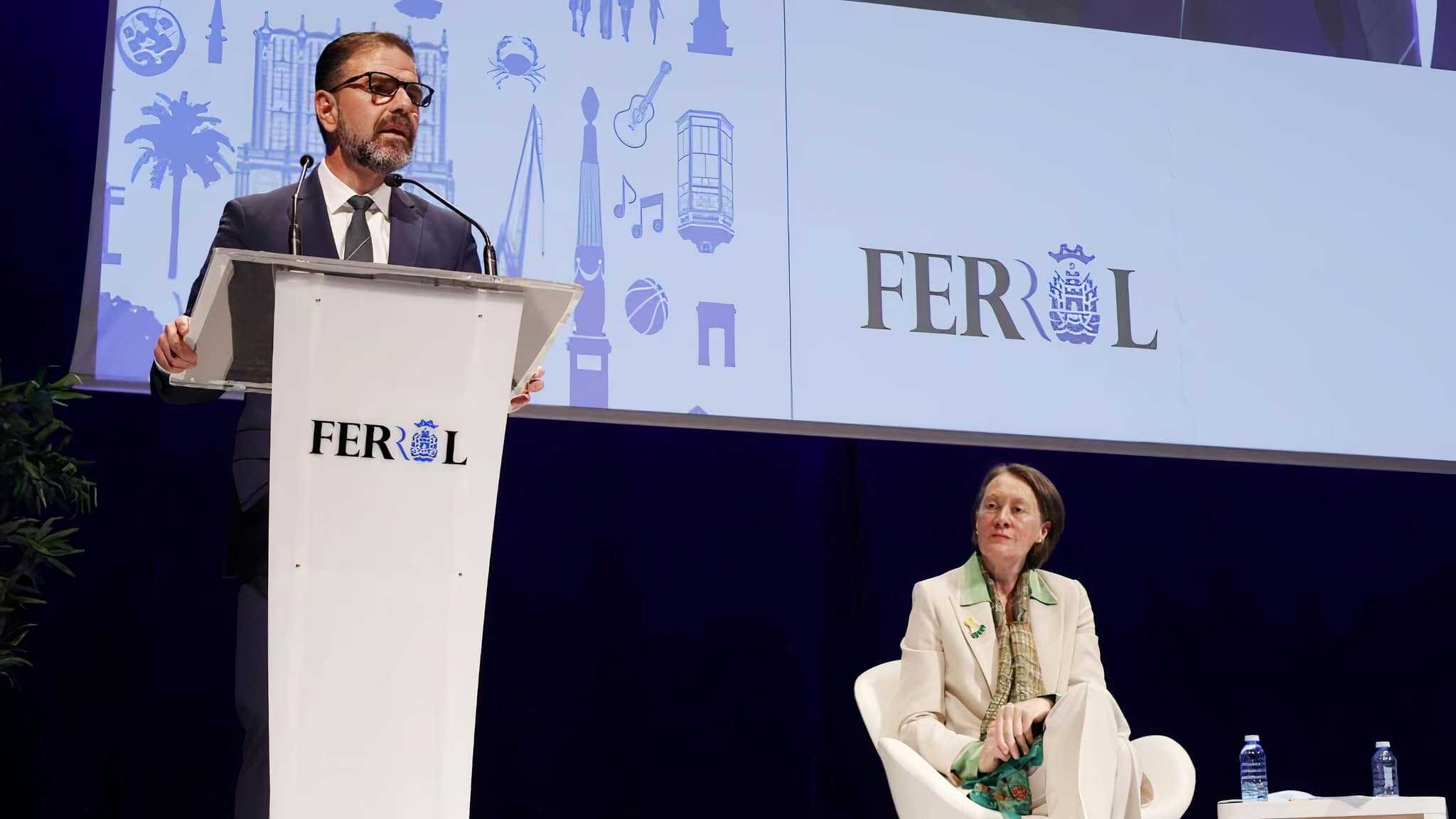 Mato, durante la inauguración del congreso 'Ferrol, Destino Patrimonio Mundial'