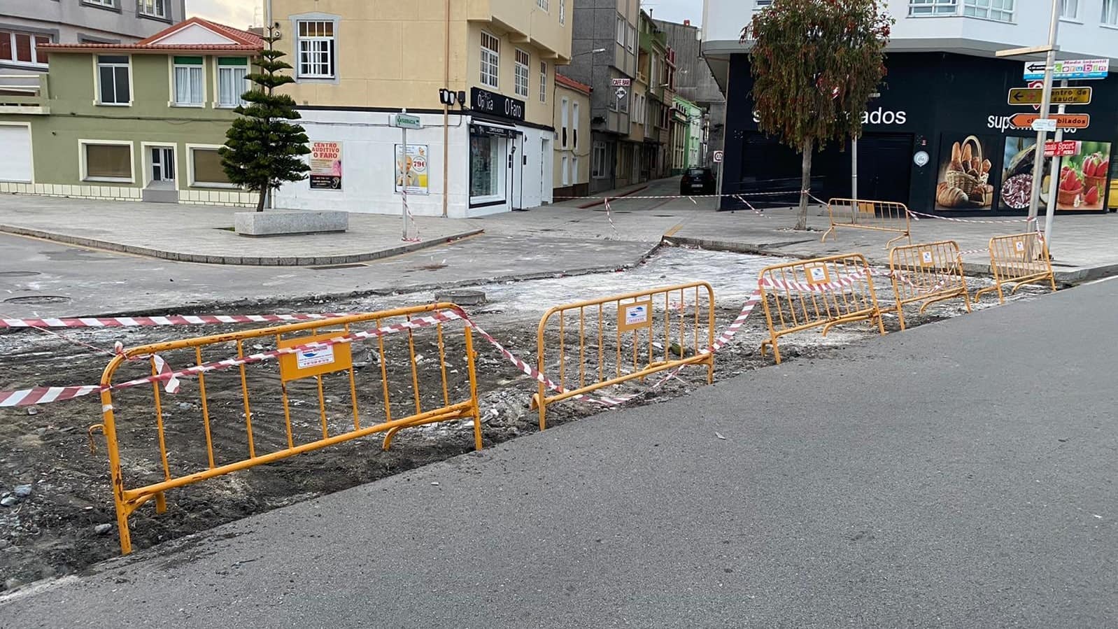 Hormigonado del cruce de Ambrosio Feijoo | CONCELLO DE CAMARIÑAS