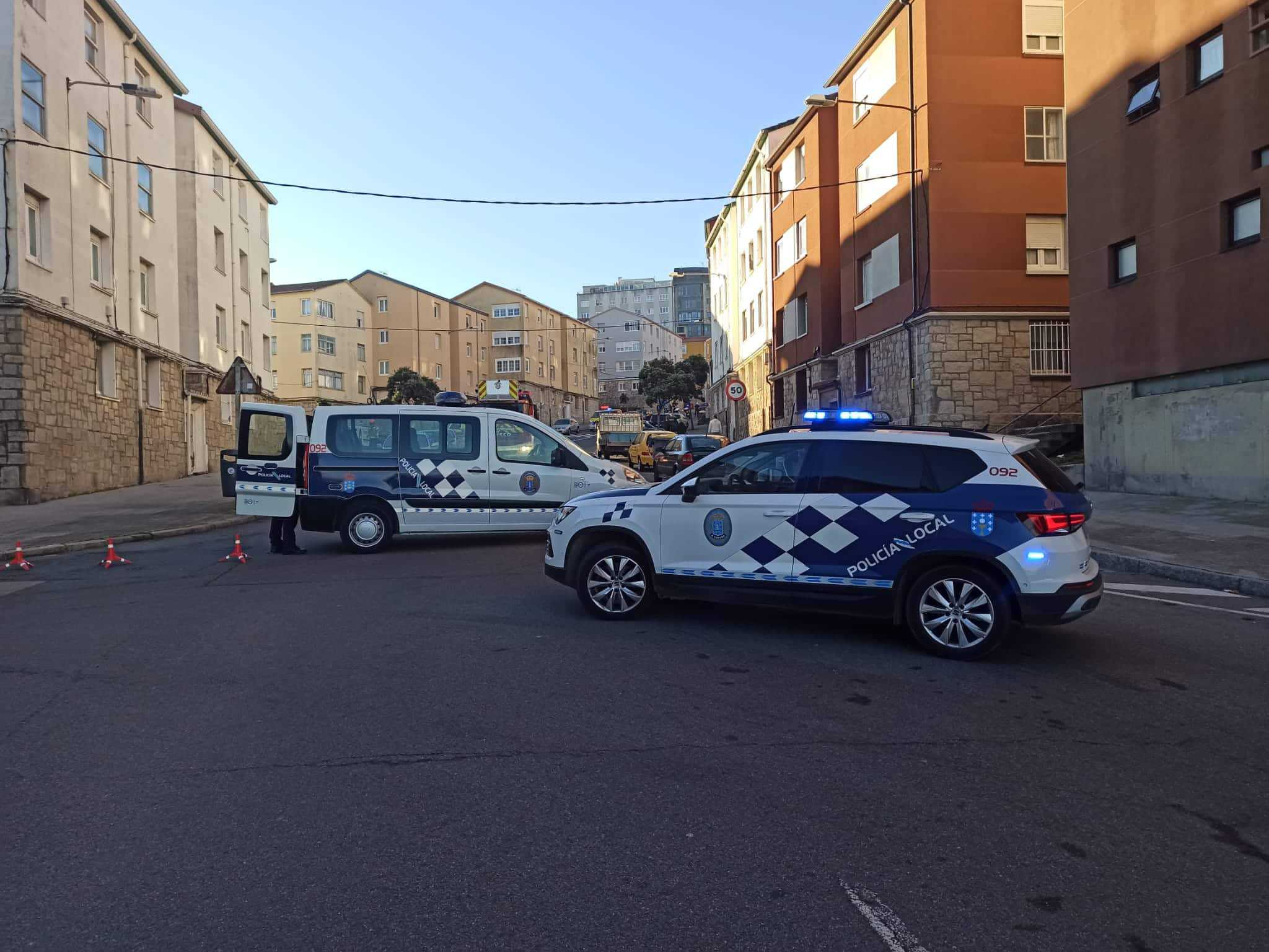 Archivo - Actuación policial en A Coruña