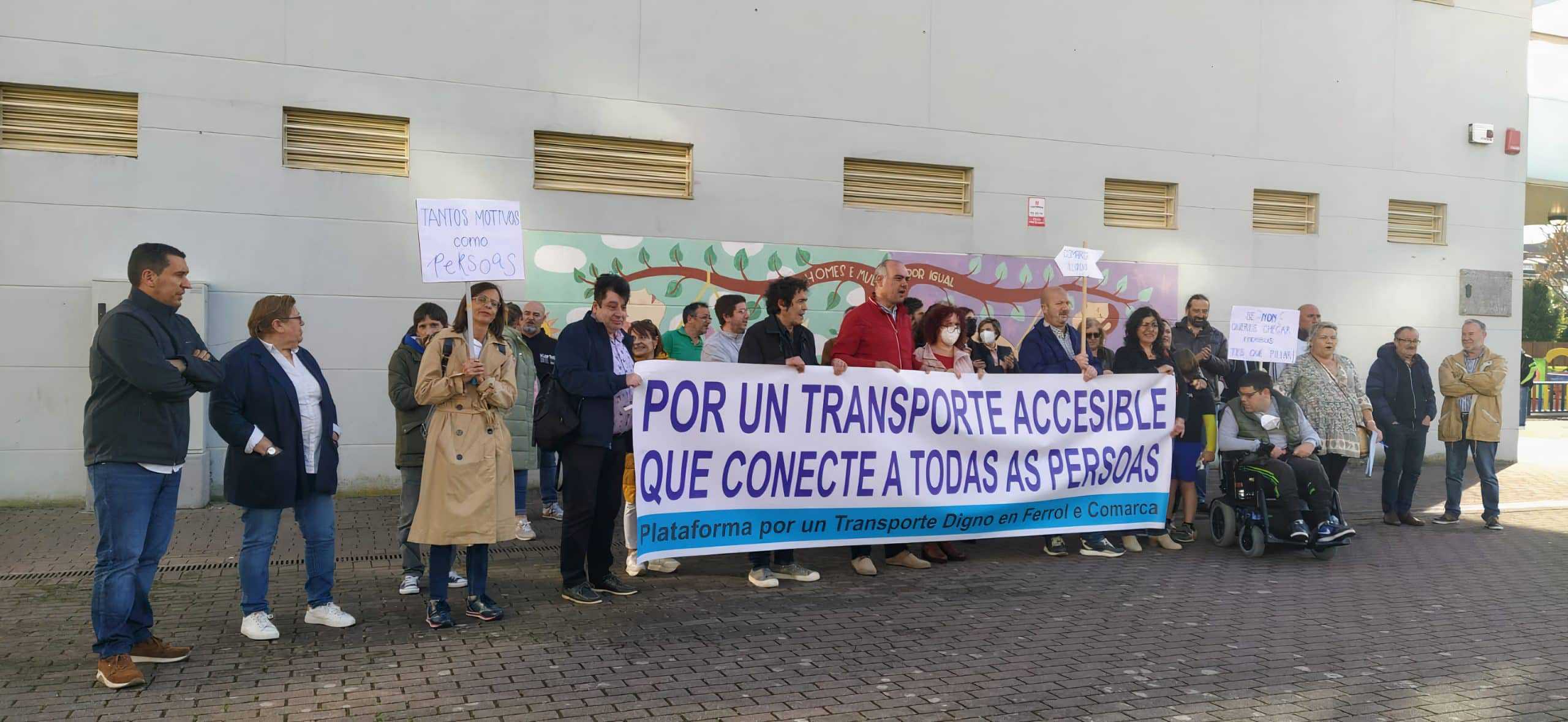 Concentración en Narón