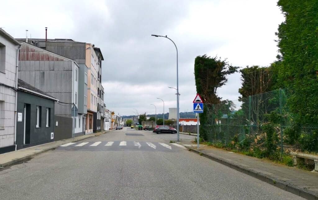 Estado actual de la calle Pardo Bazán