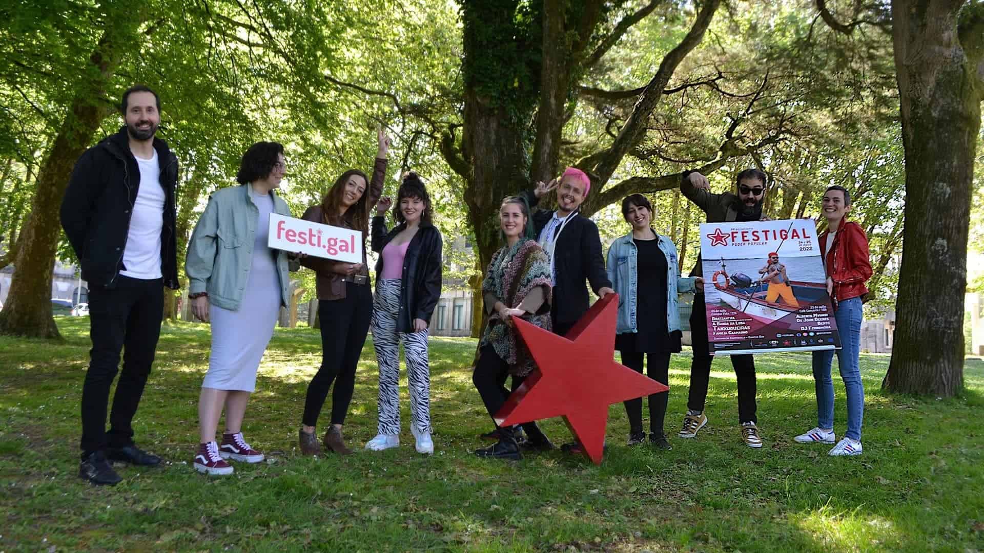 Acto de presentación del cartel del Festigal 2022 que contará con Tanxugueiras, Banda da Loba, Familia Caamagno y Bratzantifa | FESTIGAL