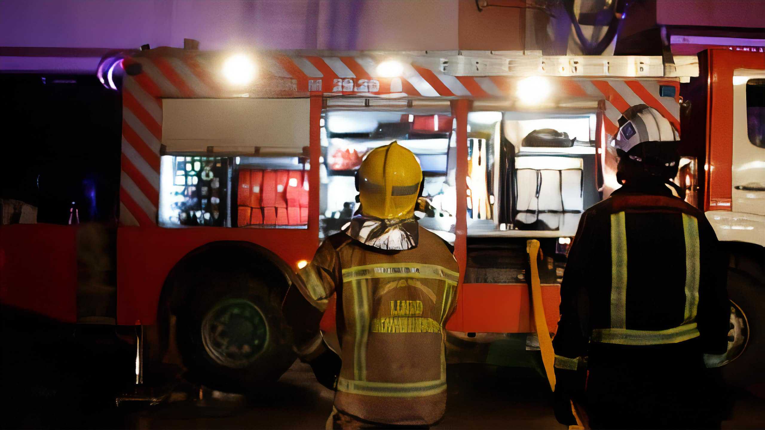 Archivo - Bomberos en Vilalba