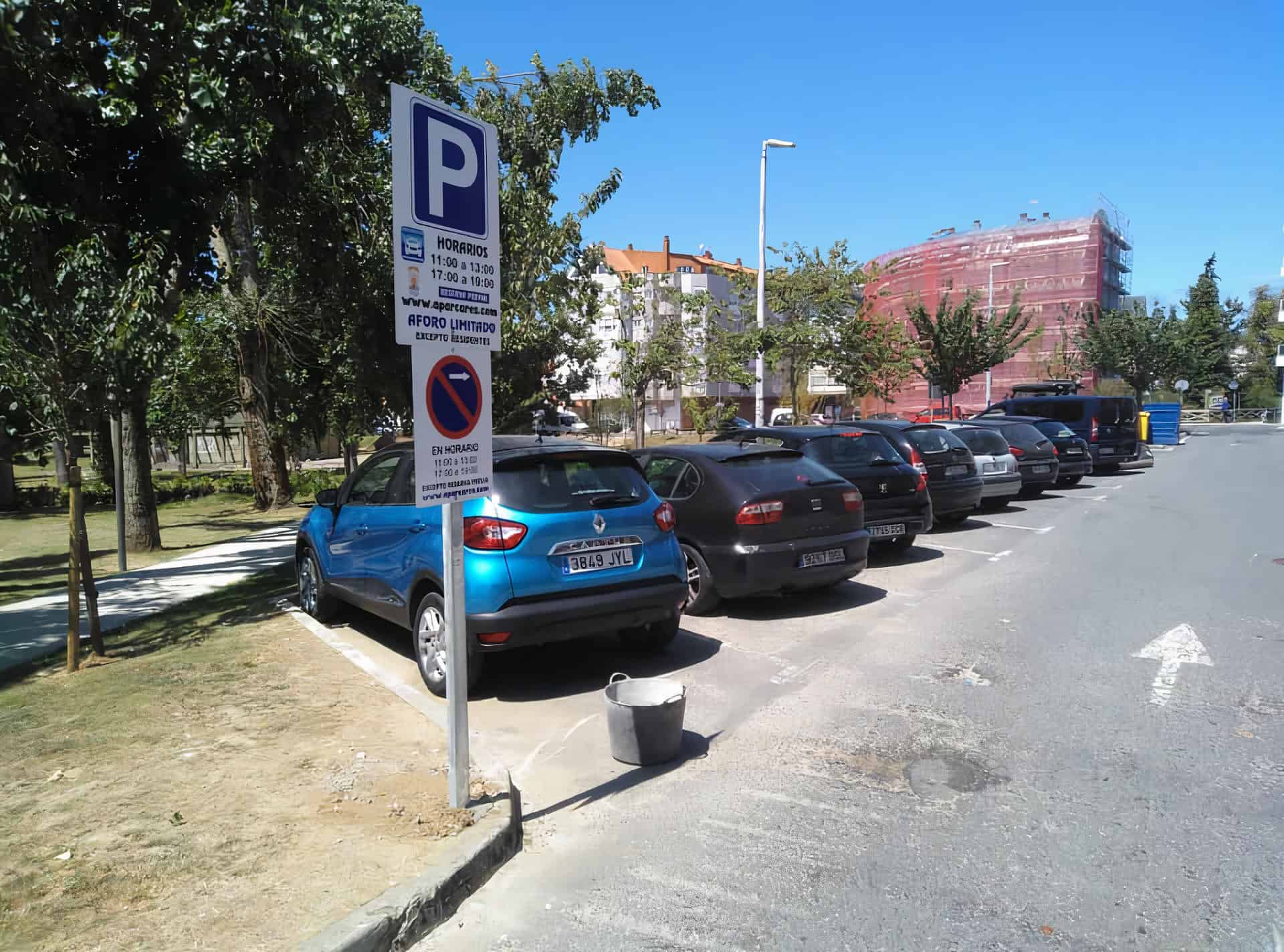 Habrá un total de seis aparcamientos gratuitos en el casco urbano